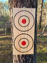 KNIFE THROWING TARGET, Double Sided - 23" x 10 1/4" x 3" Only $69.99 #472